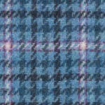 SHERRY TWEED - Blue Gun Club with Lilac Ombre Windowpane