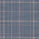 MASTERPIECE GOLD with Precious Metals - Light Blue/Rose Pink Split Matt Glen Check (Plaid) with Windowpane