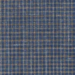 CRYSTAL SPRINGS - Blue/Ochre Brown Micro Design
