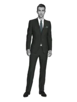 RIVIERA - Dark Grey Birdseye - Image 2
