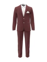 SUPERNOVA - Merlot Crepe Solid - Image 2