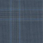 MASTERPIECE GOLD with Precious Metals - Slate Blue/Peach Split Matt Glen Check (Plaid)