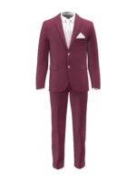 SUPERNOVA - Dark Magenta Sateen - Image 2