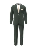 SHERRY STRETCH - Forest Green Solid - Image 2