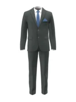 SHERRY STRETCH - Dark Grey Stripe - Image 2