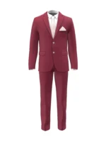 CORDUROYS & MOLESKIN - Maroon Moleskin - Image 2