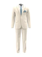 LINEN COLLECTION - Ecru Solid - Image 2