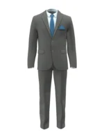 LINEN COLLECTION - Dark Grey Solid - Image 2