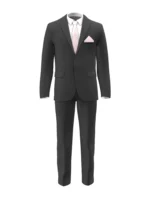 SHERRY STRETCH - Charcoal Solid - Image 2
