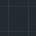 DRAGONFLY GOSTWYCK ULTRA LIGHTWEIGHT - Navy/Blue Twist Windowpane