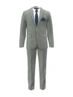 SHERRY STRETCH - Black and White Glen Check (Plaid) - Image 2