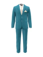 SUPERNOVA - Teal Crepe Solid - Image 2