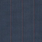 CASHIQUE SUITS - Slate Blue/Red Unbalanced Stripe