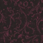 MASQUERADE - Maroon Floral Motif Lurex
