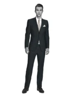 RIVIERA - Navy/Grey Mix Birdseye - Image 2