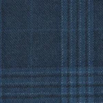 ASCOT SOFT TOUCH - Navy Mock Glen Check (Plaid) Fancy