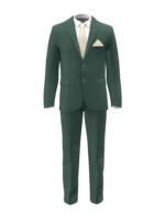 SUPERNOVA - Forest Green Crepe Solid - Image 2