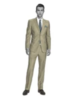 COTTON CLASSICS - Dark Tan Solid Drill - Image 2