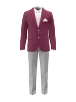 VELVETS - Fuchsia Solid - Image 2