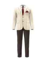 OCEANIA - White/Tan Multi Stripe - Image 2