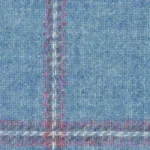 SHERRY TWEED - Ice Blue/Pink Ombre Windowpane