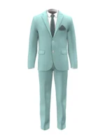 LINEN COLLECTION - Turquoise Solid - Image 2