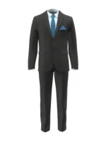 LINEN COLLECTION - Black Solid - Image 2