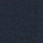 SHERRY TWEED - Navy Herringbone