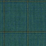 SHERRYKASH - Teal/Rust Unbalanced Windowpane
