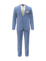 LINEN COLLECTION - Periwinkle Solid - Image 2