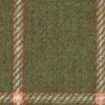 SHERRY TWEED - Olive Green/Buttermilk Ombre Windowpane