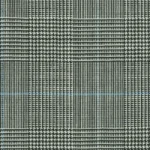 SHERRY STRETCH - Black and White/Light Blue Glen Check (Plaid)