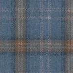 ASCOT SOFT TOUCH - Airforce Blue/Gold Diffused Check (Plaid)