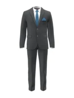 SHERRY STRETCH - Dark Grey Solid - Image 2