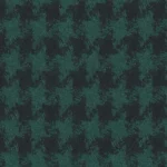 ASCOT SOFT TOUCH - Deep Emerald Large Houndstooth