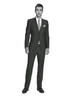 RIVIERA - Dark Grey/Lilac Split Matt Check - Image 2
