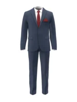 SHERRY STRETCH - Dark Blue Solid - Image 2