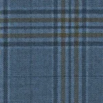 SHERRYKASH - Light Blue/Gold Fancy Check (Plaid)