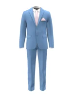 LINEN COLLECTION - Light Blue Solid - Image 2