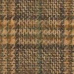 SHERRY TWEED - Mustard/Olive Green Glen Check (Plaid) Fancy