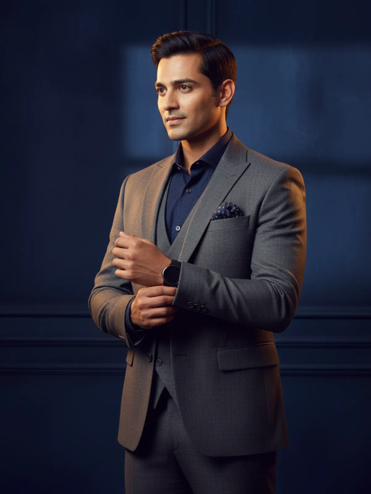 Giorgi Carpi premium fabric selection — Italian mill fabrics for bespoke suits